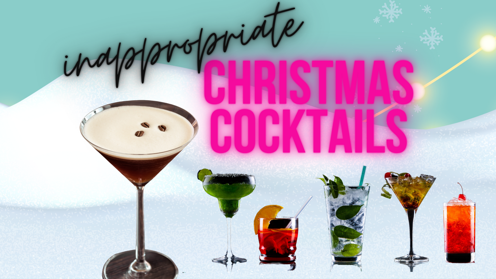 Inappropriate Christmas Cocktails... Naughty but nice