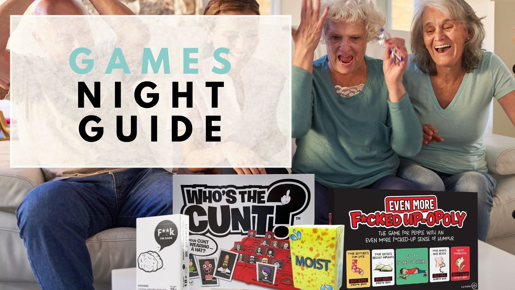 Couples' Games Night - Adult Board Games You Won't Find at Kmart!