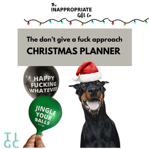 TIGC The Inappropriate Gift Co I Don't Give a Fuck Christmas Planner