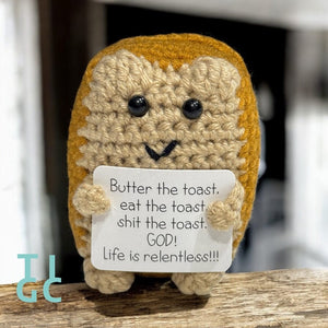 TIGC The Inappropriate Gift Co Positive Toast - Life is Relentless