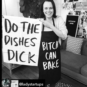 TIGC The Inappropriate Gift Co Bitch Can Bake Deluxe Apron