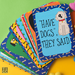 TIGC The Inappropriate Gift Co Cheeky Caption Cards Dog edition