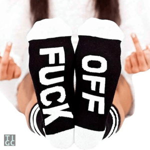 TIGC The Inappropriate Gift Co Fuck Off Socks