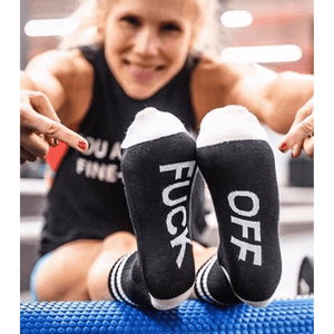 TIGC The Inappropriate Gift Co Fuck Off Socks