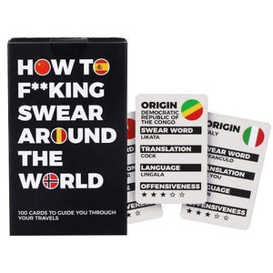 TIGC The Inappropriate Gift Co How to fucking swear around the world game