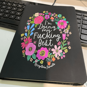 TIGC The Inappropriate Gift Co I'm doing my fucking best notebook