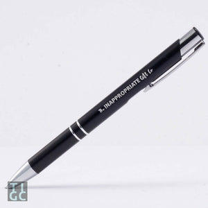 TIGC The Inappropriate Gift Co I will stab you with this pen if you don't shut the fuck up