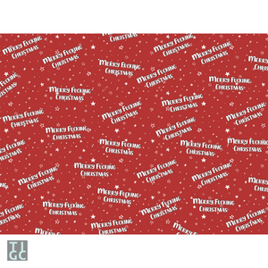 TIGC The Inappropriate Gift Co Merry Fucking Christmas Wrapping Paper