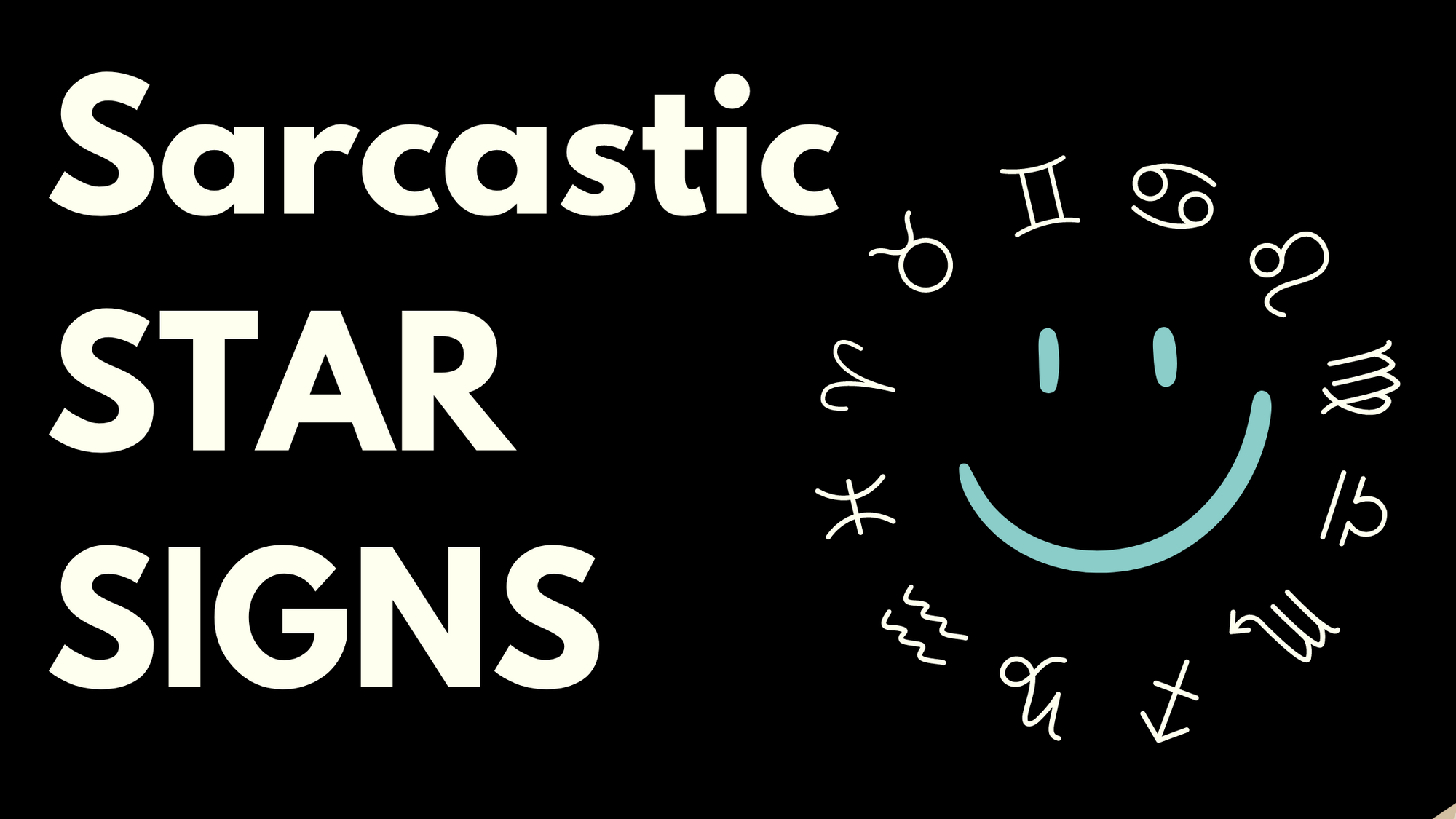 Sarcastic Star Signs.  Gift ideas for signs of the Zodiac