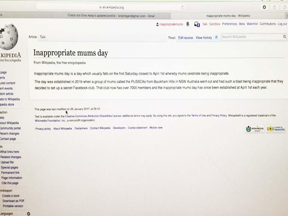 Global Inappropriate Mums Party