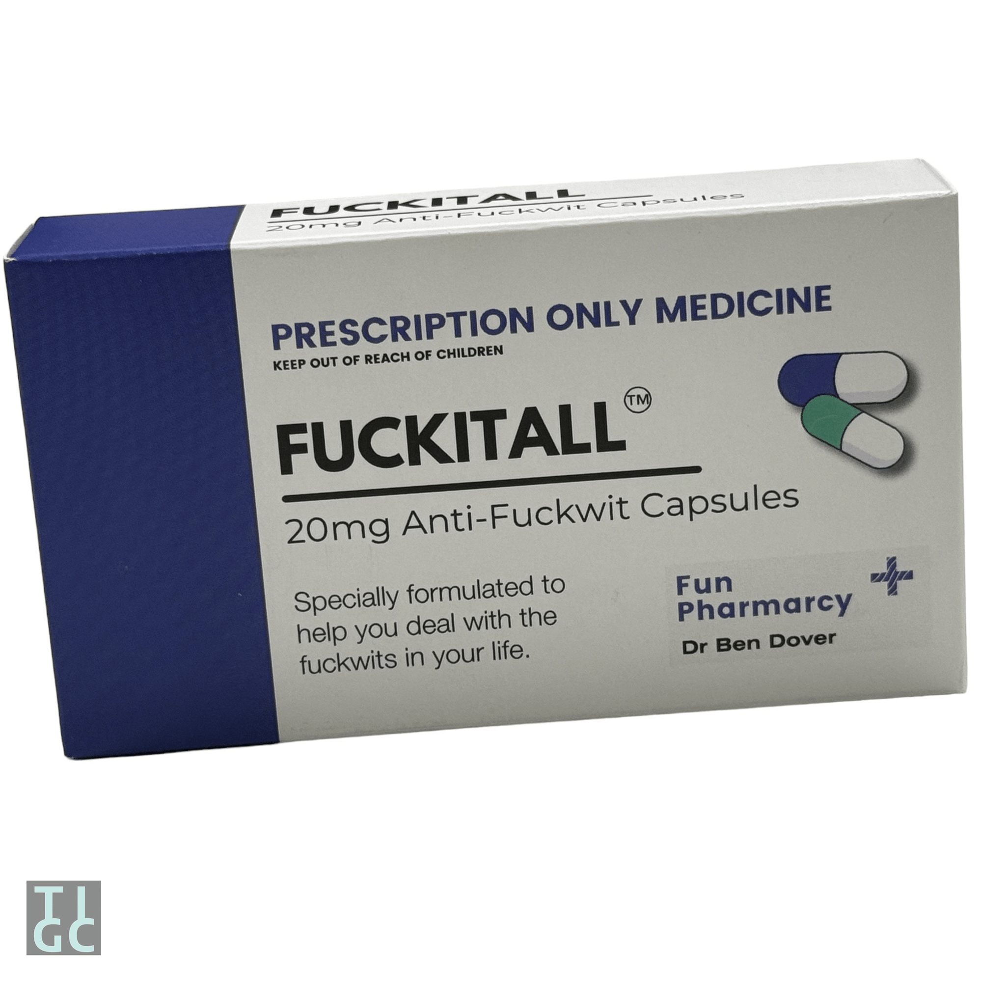 Fuckitall prank pill box