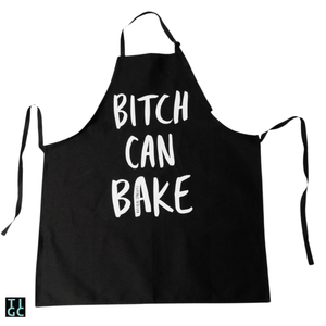 TIGC The Inappropriate Gift Co Bitch Can Bake Deluxe Apron