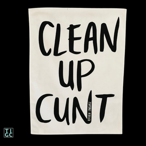 TIGC The Inappropriate Gift Co Clean Up Cunt Tea Towel