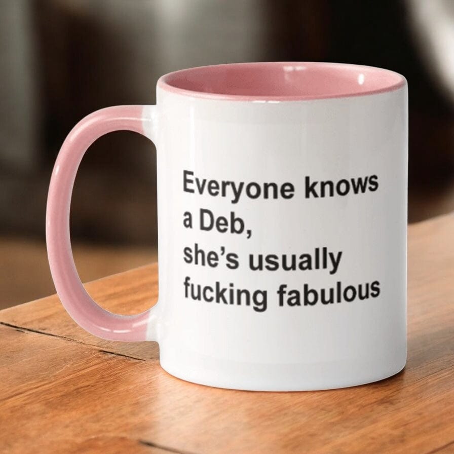TIGC The Inappropriate Gift Co Everyone knows a Deb Mug