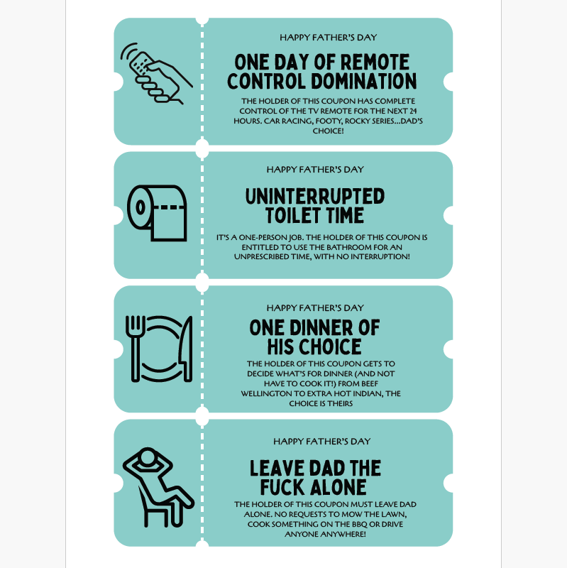 TIGC The Inappropriate Gift Co Fathers Day Coupons 2025 (printable coupons)