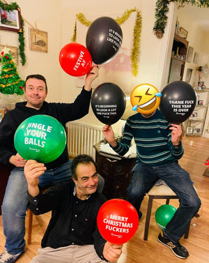 TIGC The Inappropriate Gift Co Festive AF Inappropriate Balloons