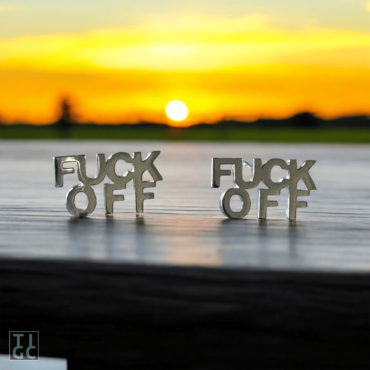 TIGC The Inappropriate Gift Co Fuck Off - Earrings