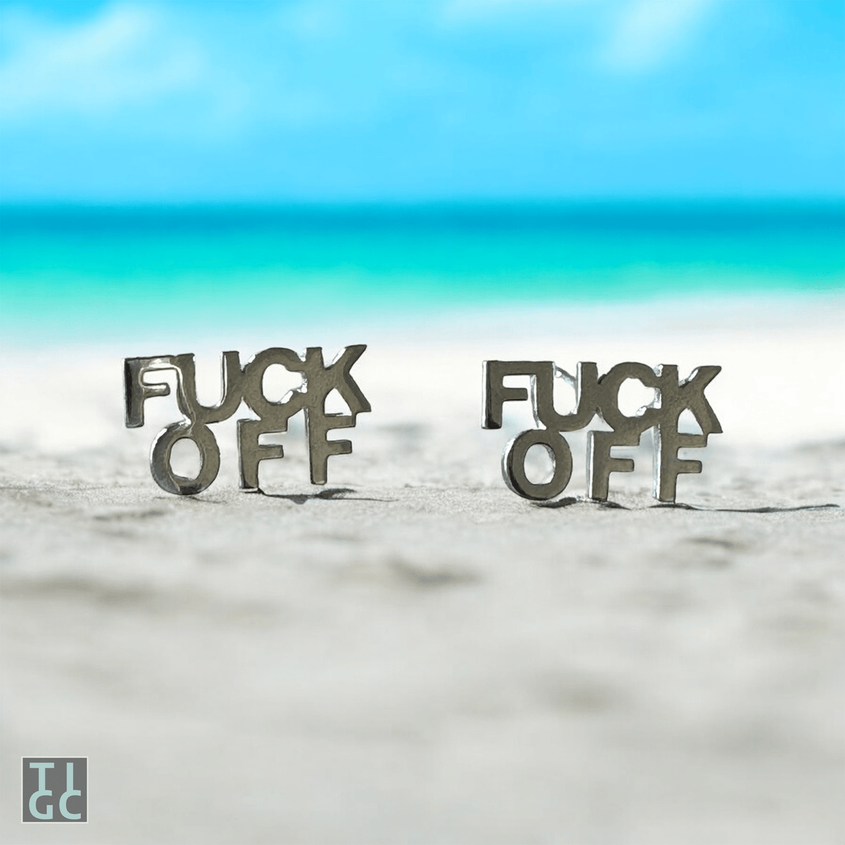 TIGC The Inappropriate Gift Co Fuck Off - Earrings