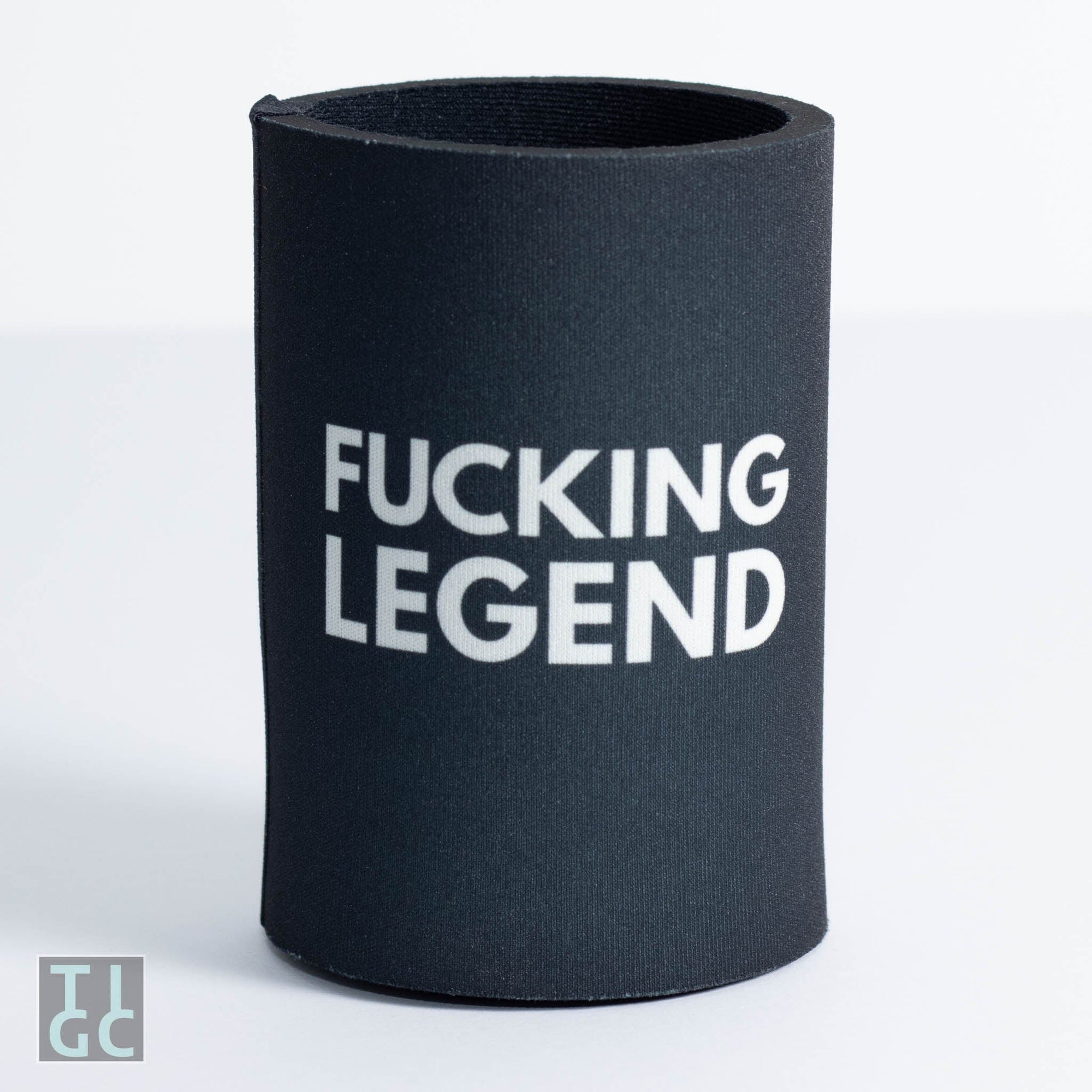 TIGC The Inappropriate Gift Co FUCKING LEGEND Stubby Holder