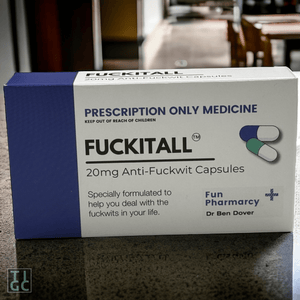 TIGC The Inappropriate Gift Co Fuckitall prank pill box