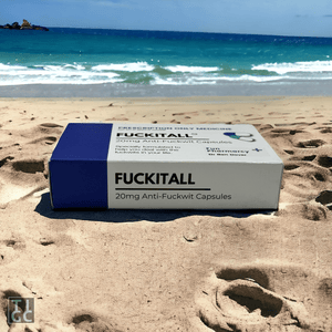 TIGC The Inappropriate Gift Co Fuckitall prank pill box