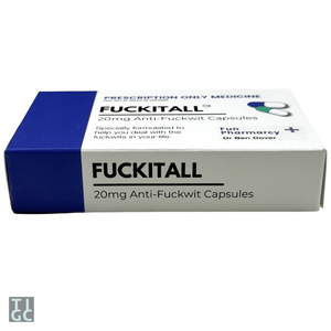 TIGC The Inappropriate Gift Co Fuckitall prank pill box