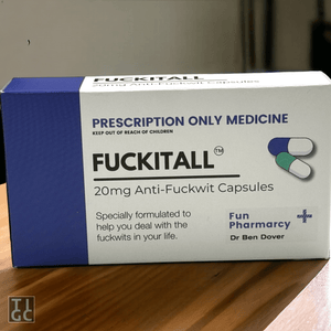 TIGC The Inappropriate Gift Co Fuckitall prank pill box