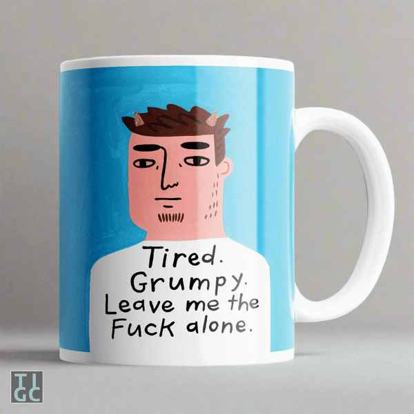 Grumpy Angel Mug - The Inappropriate Gift Co