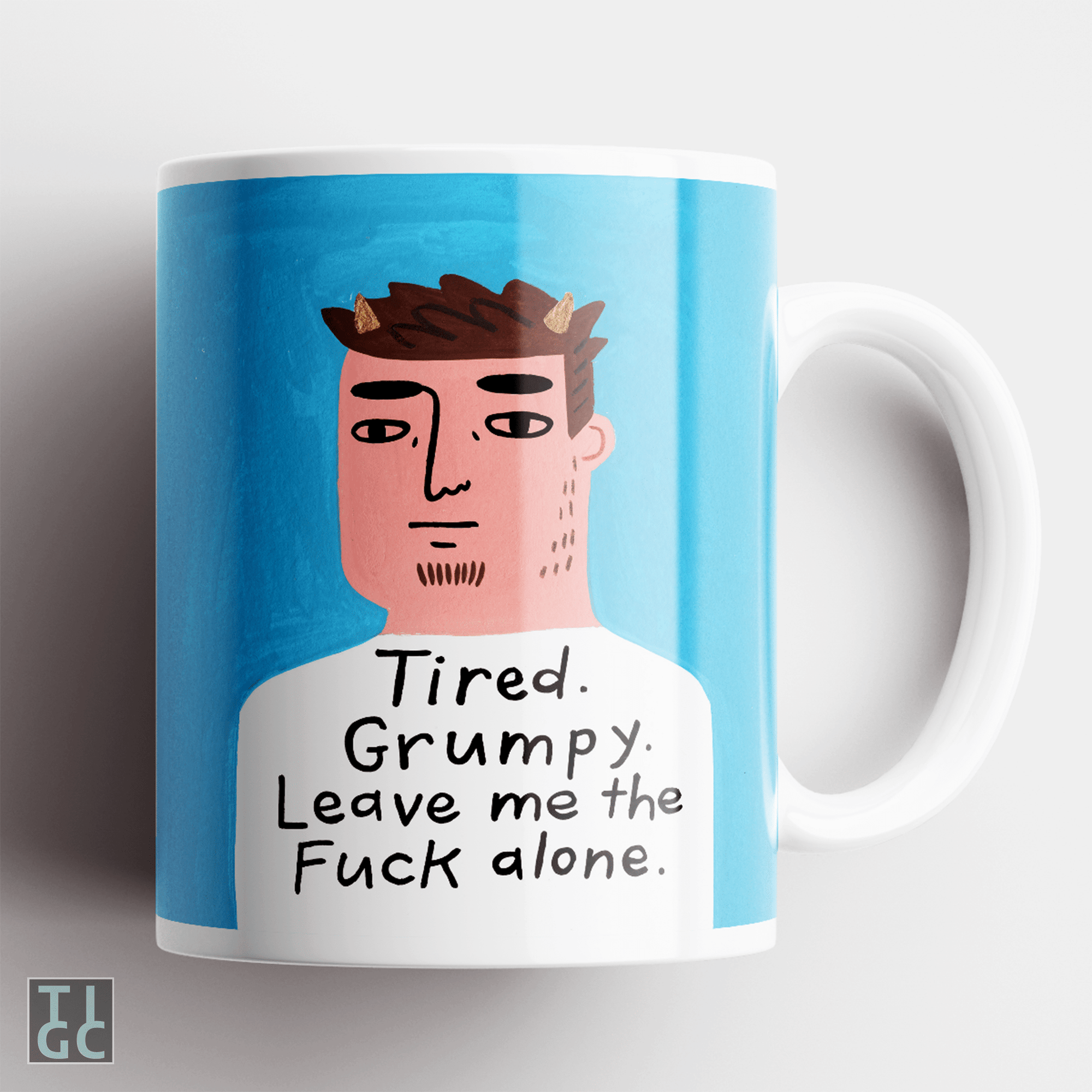 TIGC The Inappropriate Gift Co Grumpy Angel Mug