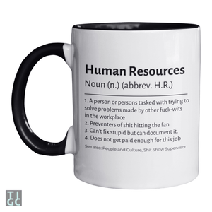 TIGC The Inappropriate Gift Co Human Resources H.R. Mug