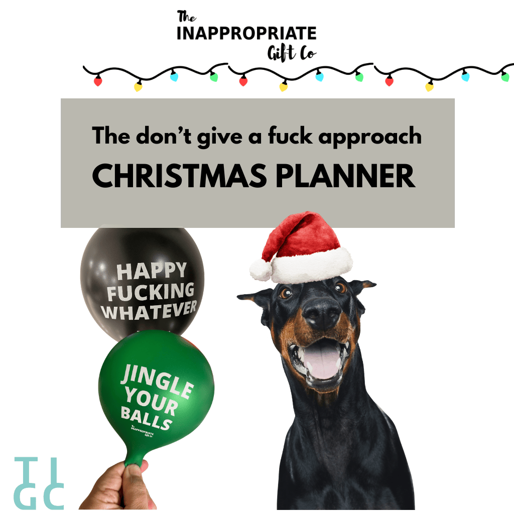 TIGC The Inappropriate Gift Co I Don't Give a Fuck Christmas Planner