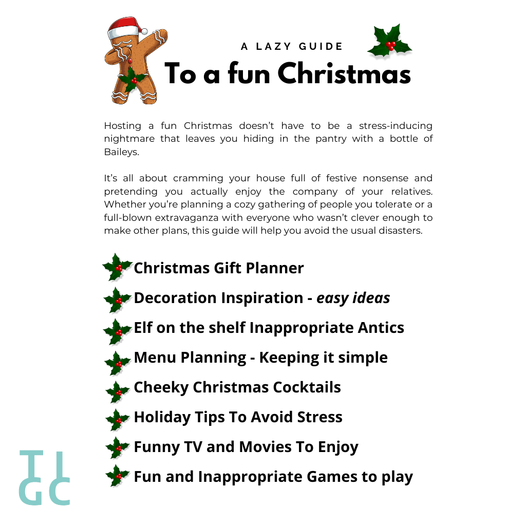 TIGC The Inappropriate Gift Co I Don't Give a Fuck Christmas Planner