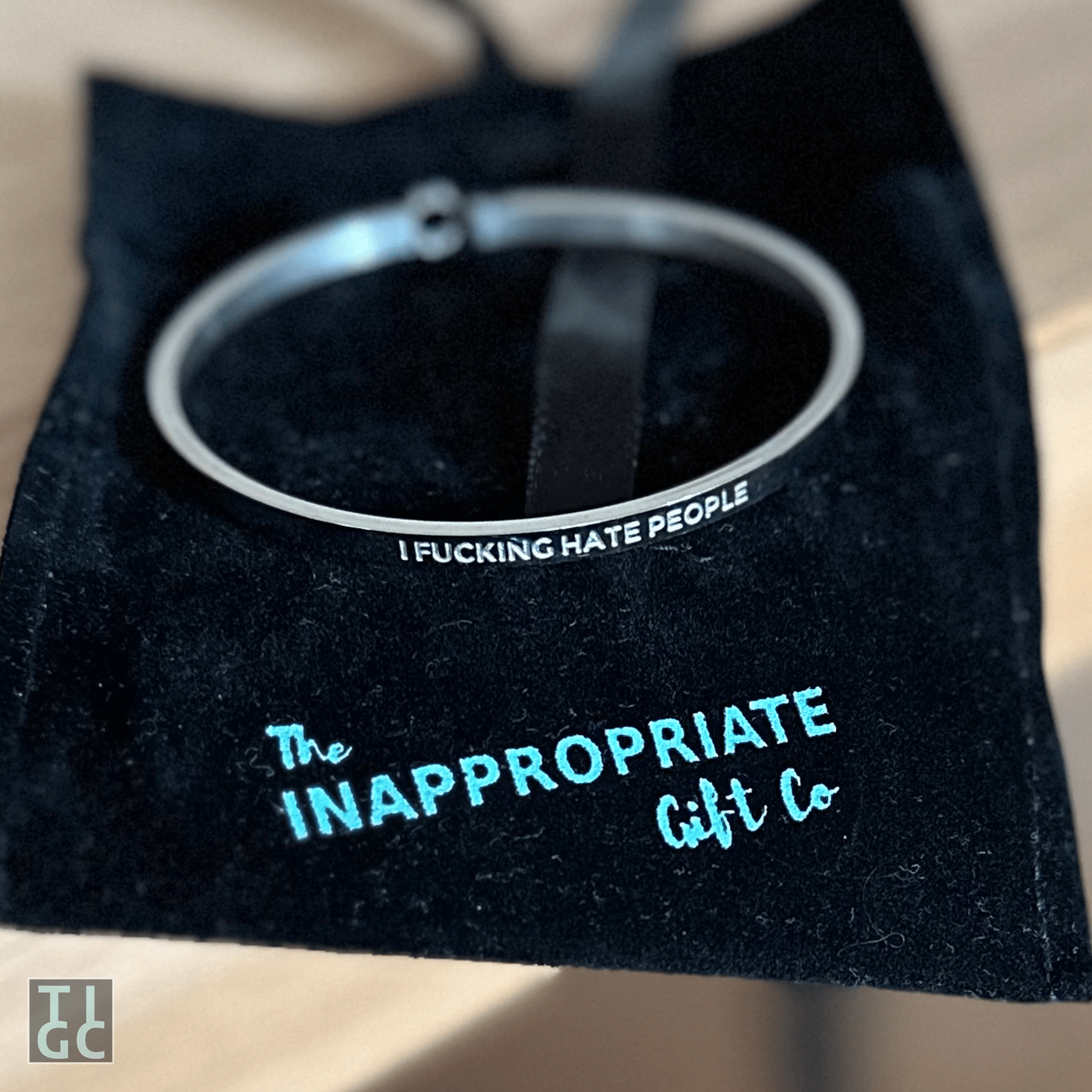 TIGC The Inappropriate Gift Co I Fucking Hate People Bangle