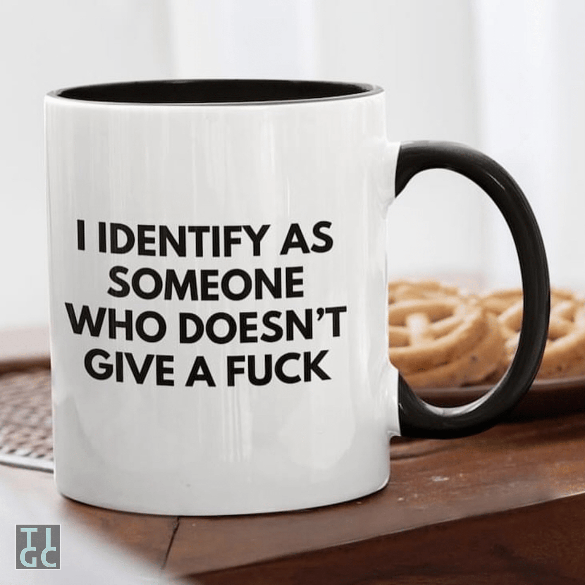 TIGC The Inappropriate Gift Co I identify as mug