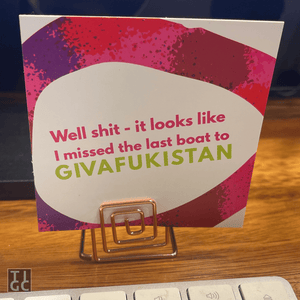TIGC The Inappropriate Gift Co Inappropriate motivational cards