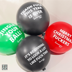 TIGC The Inappropriate Gift Co Inappropriate Xmas Balloons