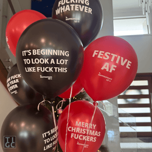 TIGC The Inappropriate Gift Co Inappropriate Xmas Balloons