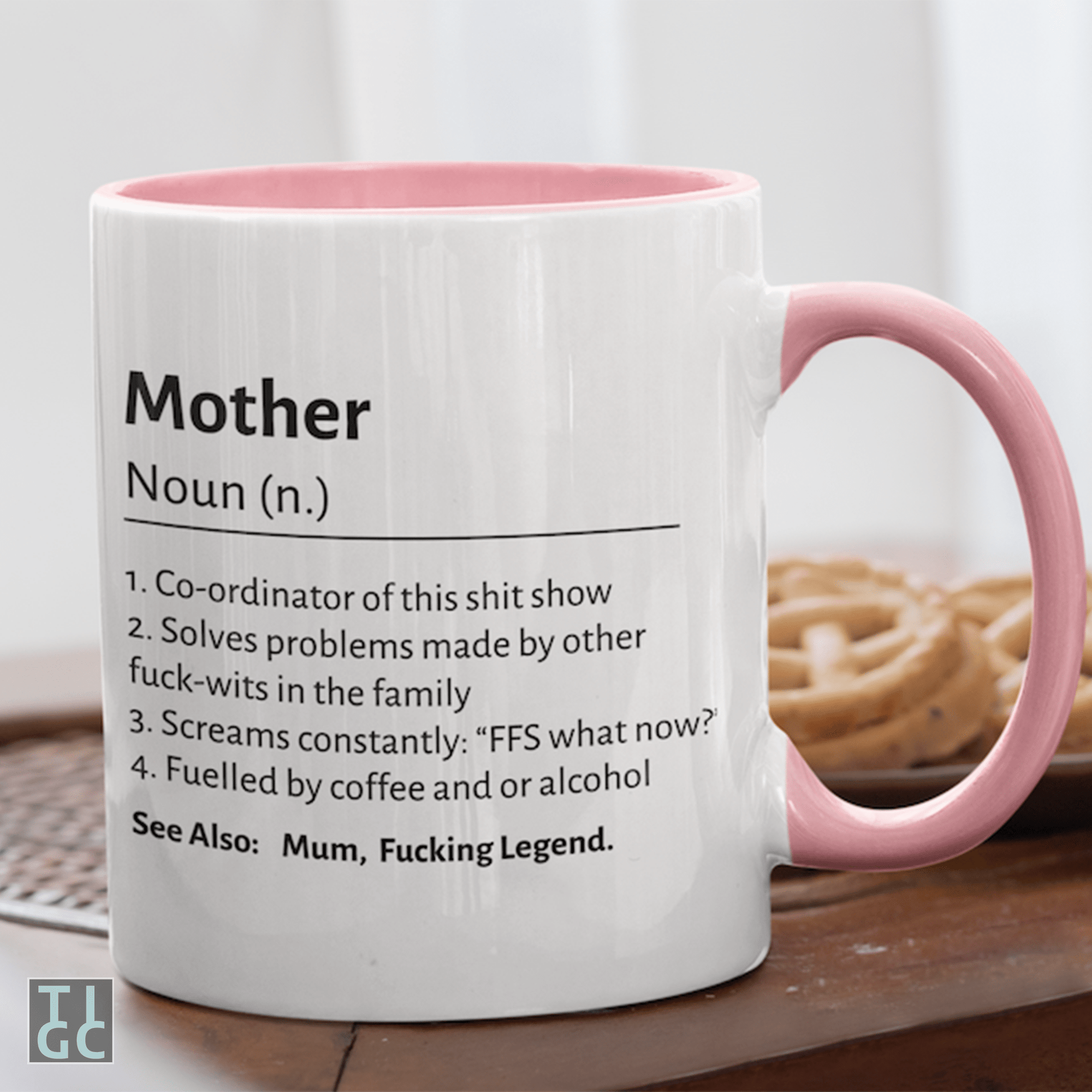 TIGC The Inappropriate Gift Co Mother funny defintion Mug