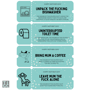 TIGC The Inappropriate Gift Co Mum's Special Coupons (printable coupons)
