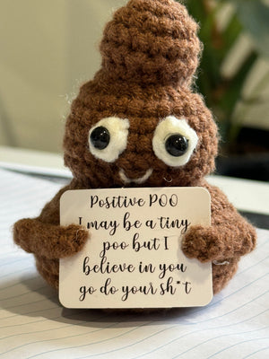 TIGC The Inappropriate Gift Co Positive Poo Cursive