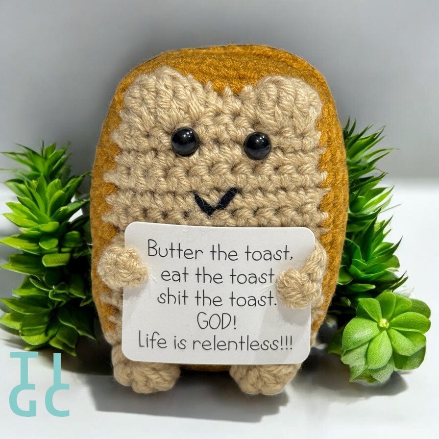 TIGC The Inappropriate Gift Co Positive Toast - Life is Relentless