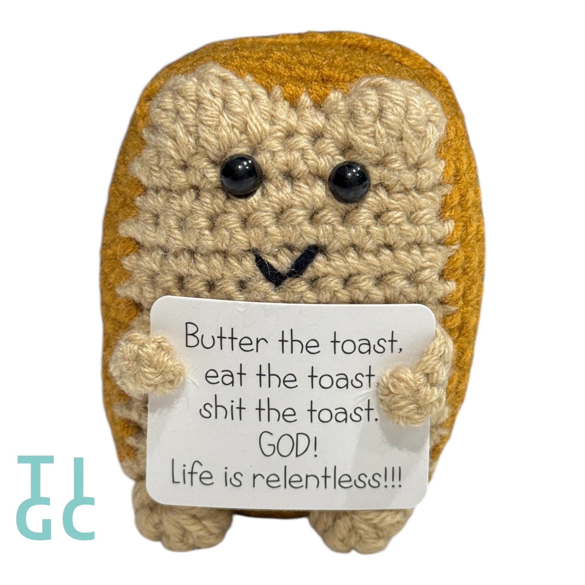 TIGC The Inappropriate Gift Co Positive Toast - Life is Relentless