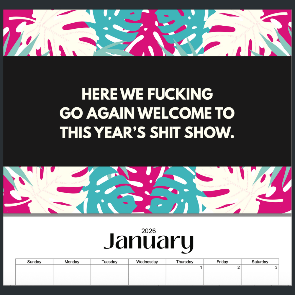 TIGC The Inappropriate Gift Co Pretty Sweary Adult Calendar 2026