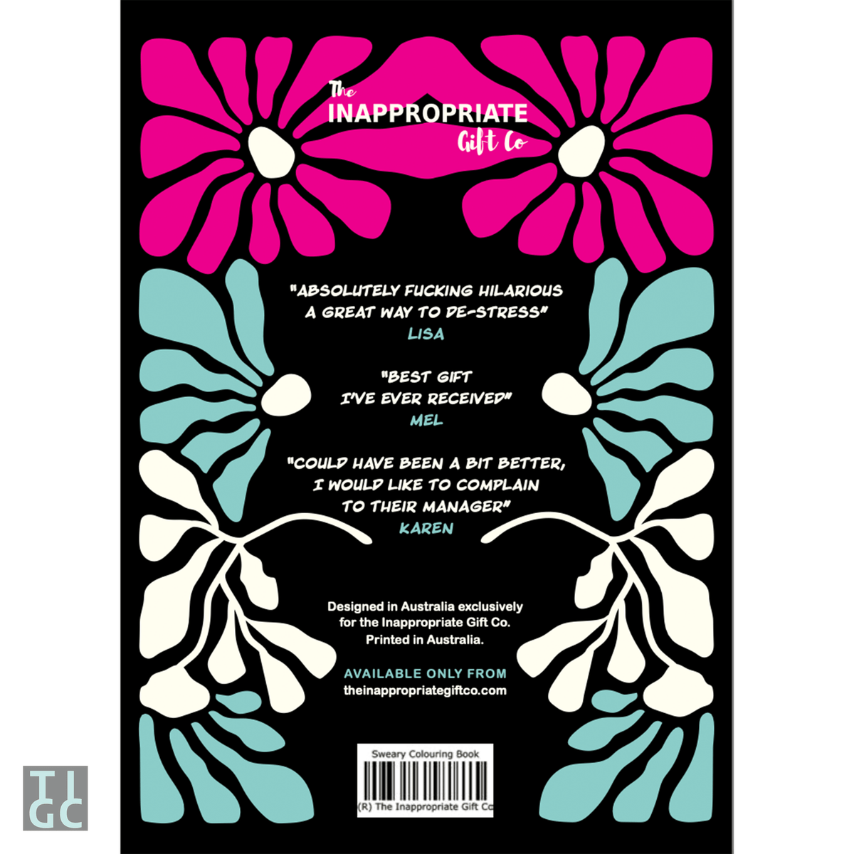 TIGC The Inappropriate Gift Co Pretty Sweary Colouring Book
