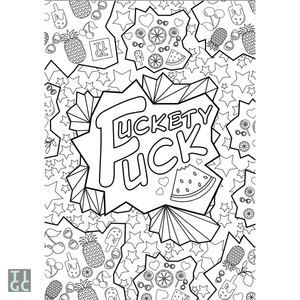 TIGC The Inappropriate Gift Co Pretty Sweary Colouring Book