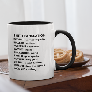 TIGC The Inappropriate Gift Co Shit Translation Mug