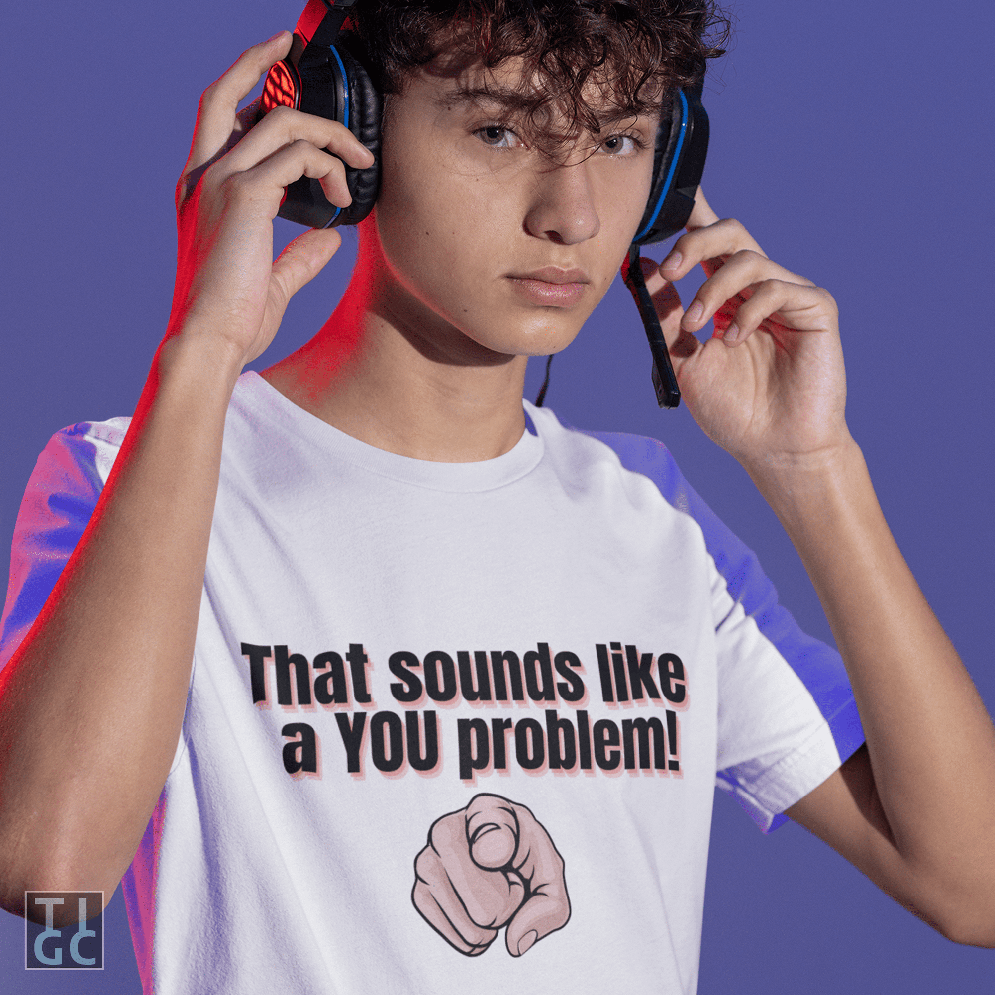 TIGC The Inappropriate Gift Co Sounds like a you problem tshirt