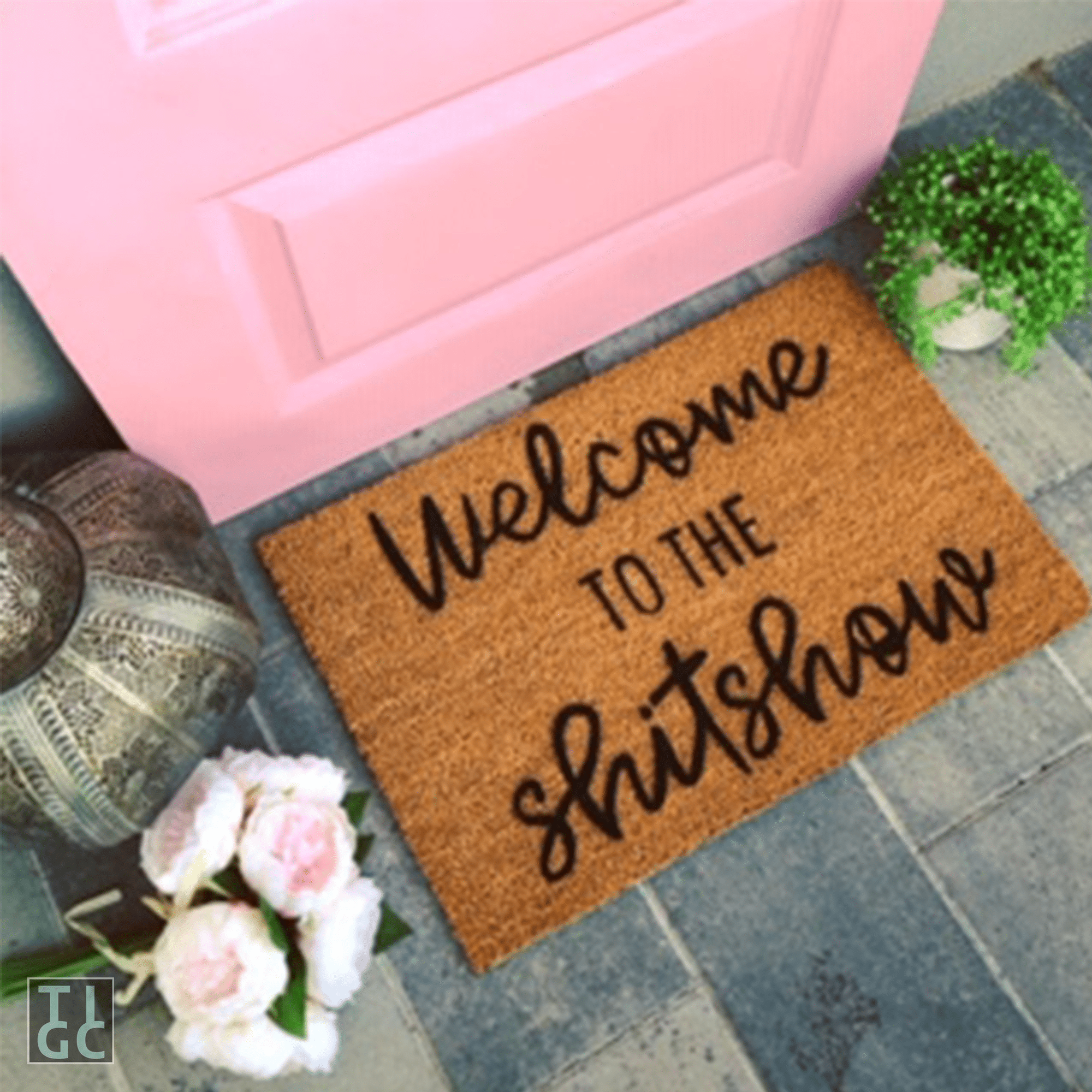 TIGC The Inappropriate Gift Co Welcome to the shitshow door mat