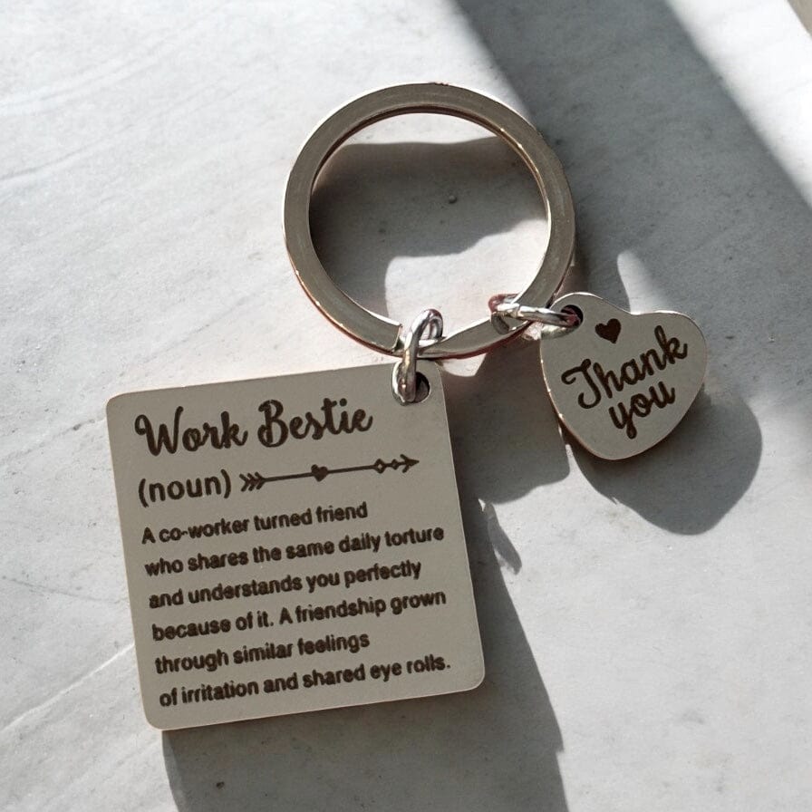 TIGC The Inappropriate Gift Co Work Bestie Keyring
