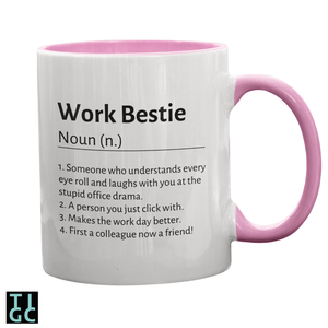 TIGC The Inappropriate Gift Co Work Bestie Mug